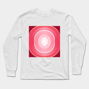 Abstract Art Layered Peach. Long Sleeve T-Shirt